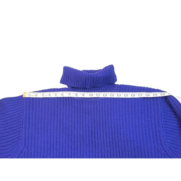 Jones New York Large Purple Knit Chunky Turtleneck Sweater 36a - Picture 5 of 8